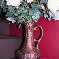 แจกันเซรามิคสีบรอนซ์