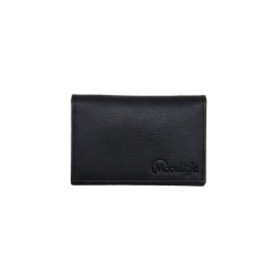 กระเป๋าใส่บัตร หนังวัวแท้ รุ่น Fred สีดำ สวยงาม ไม่ลอกร่อน ไม่แตก ยิ่งใช้ยิ่งนิ่มยิ่งสวย บางเฉียบ พกพาง่าย มีกล่องพร้อมเป็นของขวัญ