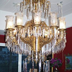 โคมไฟคริสตัล นำเข้า งานฝรั่งเศส