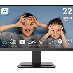 MONITOR (จอมอนิเตอร์) MSI PRO MP223 E2 - 21.45 INCH VA FHD 100Hz ADAPTIVE SYNC