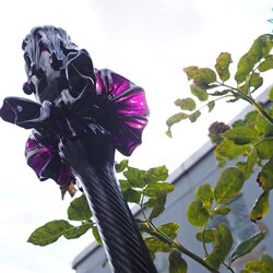 เชิงเทียนคริสตัลสีม่วง