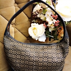 Coach สะพายไหล่สีดำ( used )