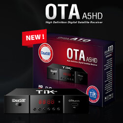 iDeaSat กล่องรับสัญญาณดาวเทียม รุ่น OTA A5HD (รองรับทั้งระบบ C-Band และ Ku-Band)
