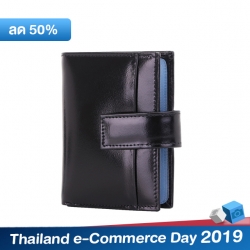 กระเป๋าใส่บัตร Moonlight หนังวัวแท้ รุ่น Professtional สีดำ ใส่บัตรได้มากถึง 40 ใบ หนังแท้ทนทาน ไม่ลอกร่อน