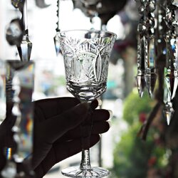 แก้วไวน์คริสตัลเจียระไน from Hungary