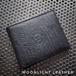 ลดล้างสต็อก!! กระเป๋าสตางค์หนังวัวแท้ อัดลายหนังช้าง งานสวยเกรดส่งออก สีดำ นุ่มมาก ทนทานไม่ลอกร่อน มีกล่องแบรนด์แท้