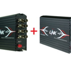 VCD-082SET/ INTERLINK/ EoC, HD CCTV(BNC) F.O. CONVERTER w/Data, RS-422, HDMI CONVERTER