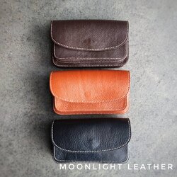 กระเป๋าใส่โทรศัพท์ หนังวัวแท้ รุ่น Cowboy คาดเข็มขัด คาดเอว ใส่มือถือขนาดใหญ่ได้ 2 เครื่อง แข็งแรงมาก ไม่ลอก