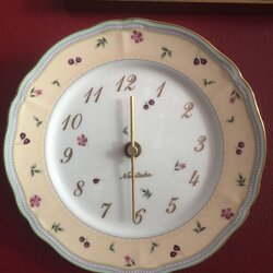 Noritake. จานนาฬิกาแขวนผนัง
