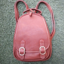 เป้หนังแท้ สะพายหลัง รุ่น Traze (No.151) สีแทน