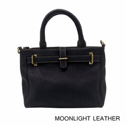 กระเป๋าหนังแท้ MOONLIGHT รุ่น Miriam สีดำ ทำจากหนังวัวแบบชามัวร์นุ่มมาก เบา ทนทาน ไม่ลอก ยิ่งใช้ยิ่งสวย มีสายยาว