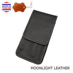 กระเป๋าใส่โทรศัพท์ หนังวัวแท้ Moonlight รุ่น Bratt คาดเข็มขัด คาดเอว กระทัดรัด เบาบาง ใส่มือถือขนาดใหญ่ได้ ผิวเรียบ ทนความชื้นได้ดี มีหลายสี