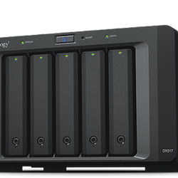 Expansion Unit DX517 ขยายความจุให้กับโซลูชัน Synology DiskStation1 ได้อย่างสบายๆ โดยไม่ต้องปิดเครื่อง