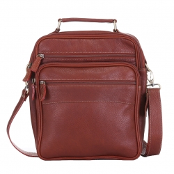 กระเป๋าหนังแท้ ทำจากหนังวัว หิ้วได้ สะพายได้ สำหรับผู้ชาย รุ่น Master สีแทน แบรนด์ Moonlight แท้พร้อมถุงกันฝุ่น ประกัน 1 ปี