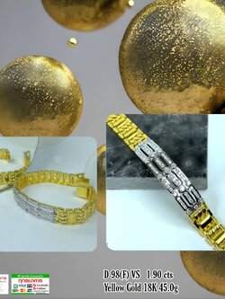 สร้อยข้อมือเพชรแท้ 1.90 cts