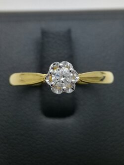 แหวนเพชรแท้รวม 0.10 cts