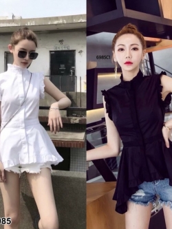 TW6985-มินิเดรสหางปลา