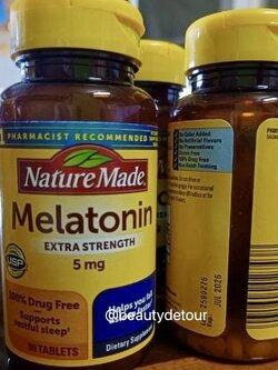 Nature Made Melatonin 5mg 90 เม็ด หมดอายุ 10/2026