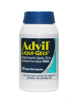 Advil Liqui-Gels 120 Liquid Gels ยาแก้ปวดลดไข้แอดวิล 120 เม็ดเจล หมดอายุ 06/2027