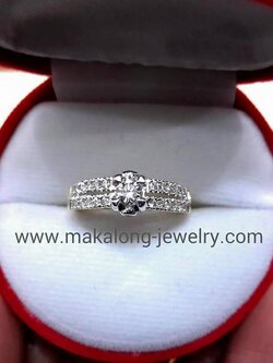 แหวนเพชรแท้รวม 0.57 cts