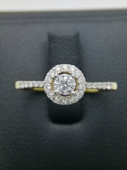 แหวนเพชรแท้รวม 0.23 cts