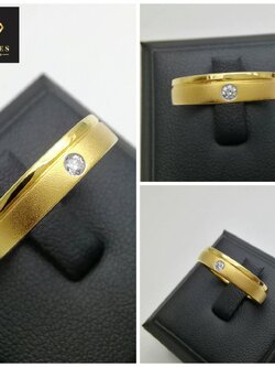 แหวนผู้ชายเพชรแท้ 0.05 cts