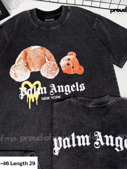 เสื้อยืดงานฟอกลาย Plam Angle