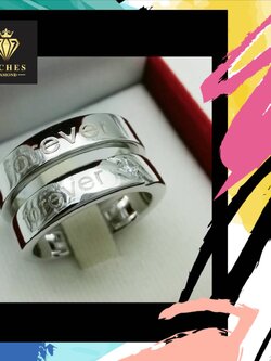 แหวนคู่ประดับเพชรแท้ 0.10 cts