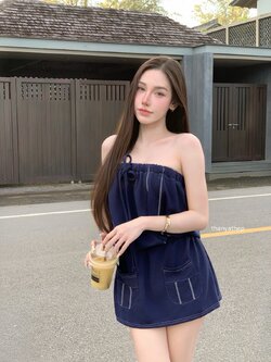 ฟาด!! สุดด สวยจึ้งงงงง แพทเทริน คือปังสุดๆ จั้มกระโปรงที่มากกว่าจั้มจ้า สปอตๆ ใส่สบาย ใส่แล้วเพียวมาก สุดฮิตเนื้อผ้าดีย์ ได้ลุค Sports สวยแบบตัวมารดา สุดๆ 😄 Size : freesize อก30-40” เอว 22”-34”สพ34-42 🏷️ Thanyathep