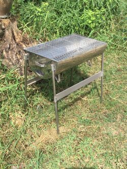 เตาปิ้งย่างสแตนเลส 304 รุ่นใหญ่(ไม่มีฝา) ขนาด 73 ซม.