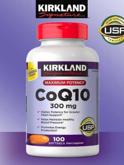 Kirkland Maximum Potency CoQ10 300mg - 100 เม็ด หมดอายุ 11/2026