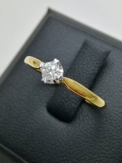 แหวนเพชรแท้ 0.10 cts