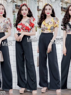 ชุดเซต เสื้อครอบ+กางเกงขายาว