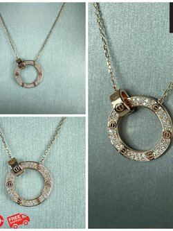 จี้เพชรแท้ Love Cartier น้ำหนักเพชรรวม 0.44 cts