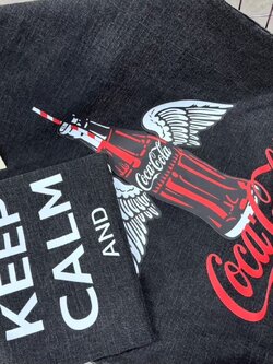 เสื้อยืดงานฟอกลายโค้ก