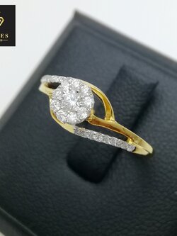 แหวนเพชรแท้รวม 0.20 cts