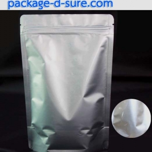 ถุงซิปตั้ง ฟรอยเงินขุ่นทึบ