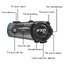 FODSPORTS FX8 AIR บลูทูธติดหมวกกันน็อค Motorcycle Helmet Intercom Bluetooth Headset (แพคคู่)