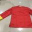 เสื้อจีนผู้ชายสีแดงลายมังกร 2 ด้าน สีทอง ZH135 พร้อมส่ง