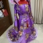 ชุดราชินีถัง สีม่วง รหัส RPN 274 สินค้าพร้อมส่ง