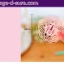 สติกเกอร์พลาสติกใส 10 ดวง 4.5cm หลายกสี แพค 5 แผ่น 50 ดวง
