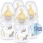 💥เซตแบ่งขาย💥 ขวดนมเด็กติดเต้า Nuk First Choice + Temperature Control 150ml Latex Teat 🇩🇪 made in Germany จุกนม Nuk จุกนมเสมือนนมแม่ ⭐️ Bottoms Set 4 ขวด