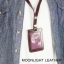 ป้ายห้อยคอ ที่ใส่บัตรพนักงานหนังแท้ทั้งใบ Moonlight มี 5 สี ทำจากหนังวัวแท้ เงา สวย ทนทาน มีกล่องเป็นของขวัญได้ สำเนา