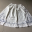 กระโปรงผ้าฝ้าย ลายปัก สีฟ้า / สีขาว รหัส X 55 สินค้าพร้อมส่ง