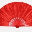 พัดรำไทเก๊กและกังฟู. สีแดงล้วน สินค้าพร้อมส่ง