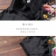 เสื้อแขนสั้นผ้าฝ้ายลายดอก เนื้อดี ใส่สบาย รหัส BD 76 สีดำ