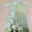 เดรสสีเขียว ผ้าชีฟอง+ผ้าซาติน รหัส SH 71 สินค้าพร้อมส่ง