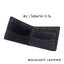 กระเป๋าสตางค์ผู้ชาย หนังแท้ Moonlight รุ่น Less But More Ep.07 สีดำ ใส่บัตรได้ถึง 20 ใบ สวยมาก มีกล่องพร้อมเป็นของขวัญได้