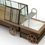 ชั้นจำหน่ายสินค้า wood car UN-F01 ขนาด 2.4 * 1.45 เมตร รับประกันสินค้า 1ปี
