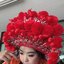 หัวมงกุฏใหญ่แบบเต็ม สีแดง